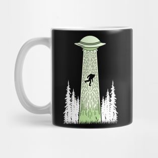 Bigfoot Ufo Abduction Sasquatch Mug